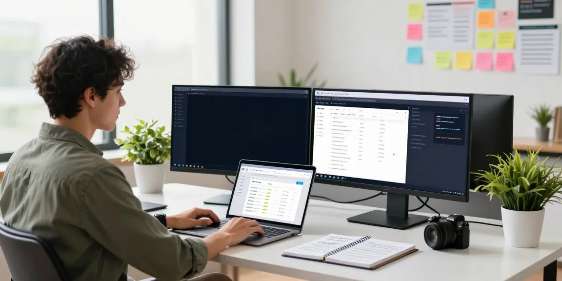SEO expert optimizing pages for instant indexing in bright workspace.