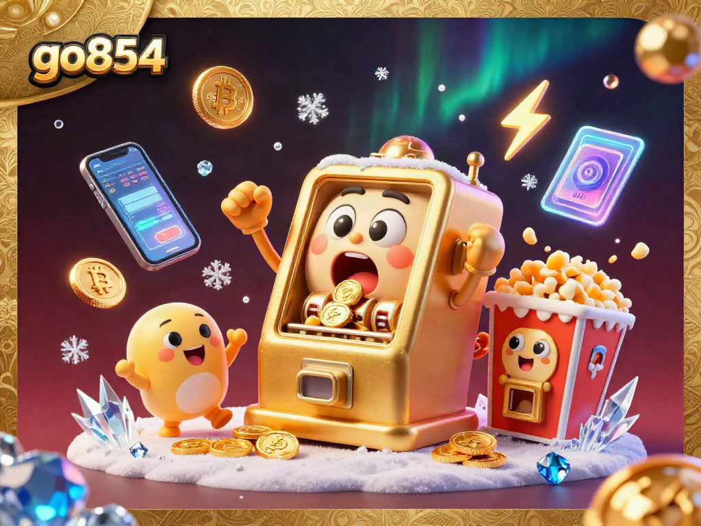 Experience thrilling wins at go854 with joyful slot machines celebrating a jackpot adventure.