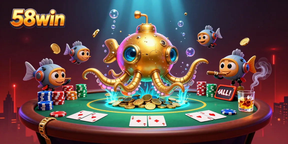 Experience thrilling gameplay at 58win with extravagant poker tables and golden rewards.